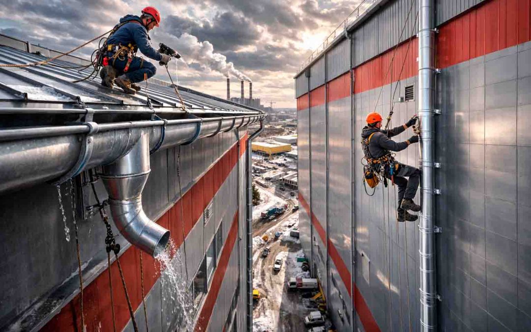 Водосточная система в Екатеринбурге — монтаж и обслуживание