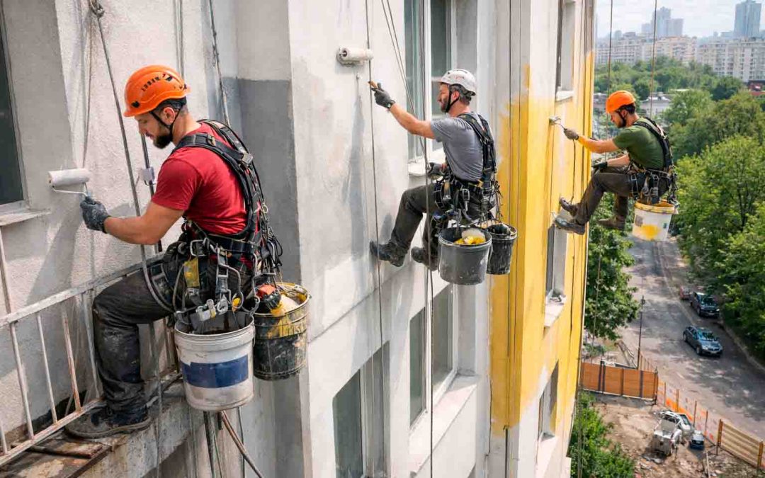 Покраска зданий и сооружений в Екатеринбурге — услуги