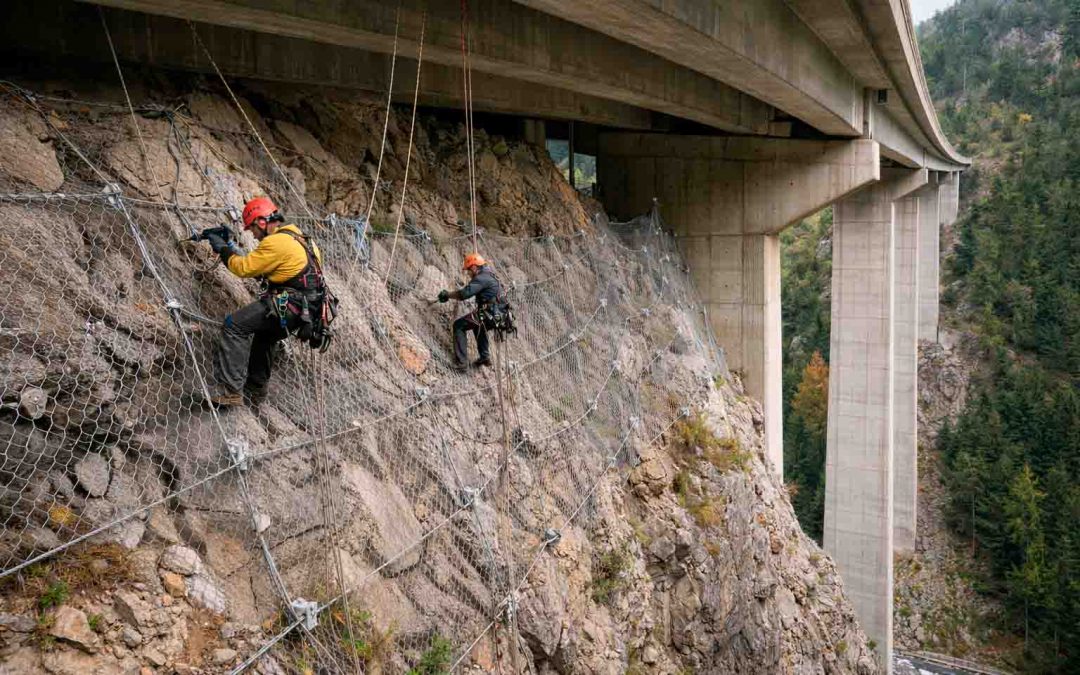 Противокаменные системы в Екатеринбурге — защита от камнепадов