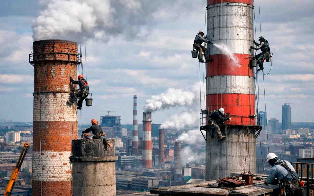 Дымовые трубы в Екатеринбурге — ремонт, очистка, обслуживание