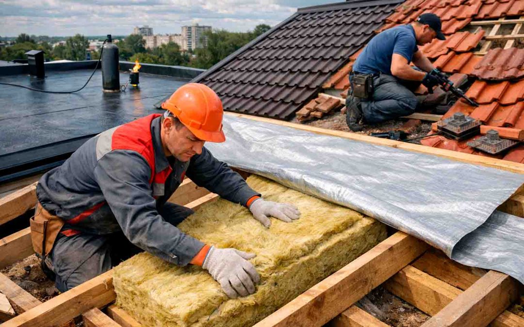 Нюансы кровельных работ: утепление, гидроизоляция, ремонт