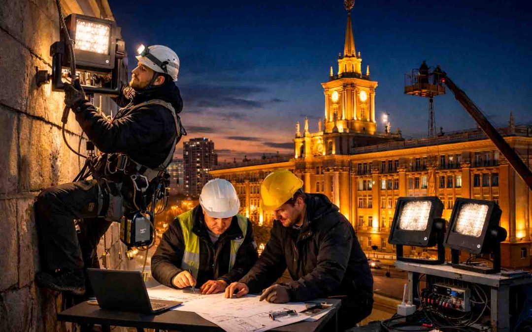 Как выбрать подрядчика для архитектурной подсветки