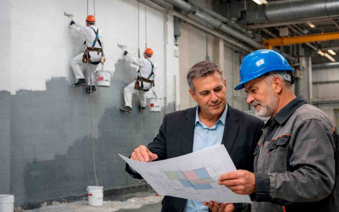 Как выбрать исполнителя для покраски зданий и фасадов