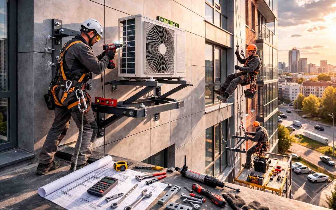 Как выбрать подрядчика для монтажа корзин под кондиционеры