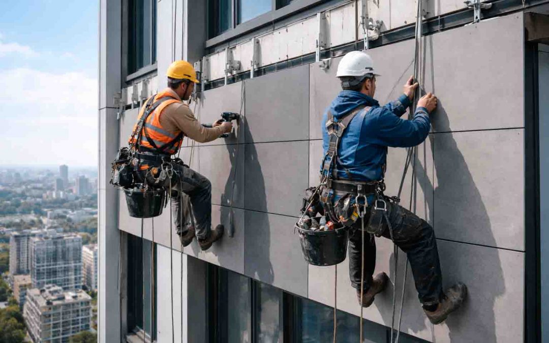 Фасадные термопанели под ключ в Екатеринбурге — монтаж