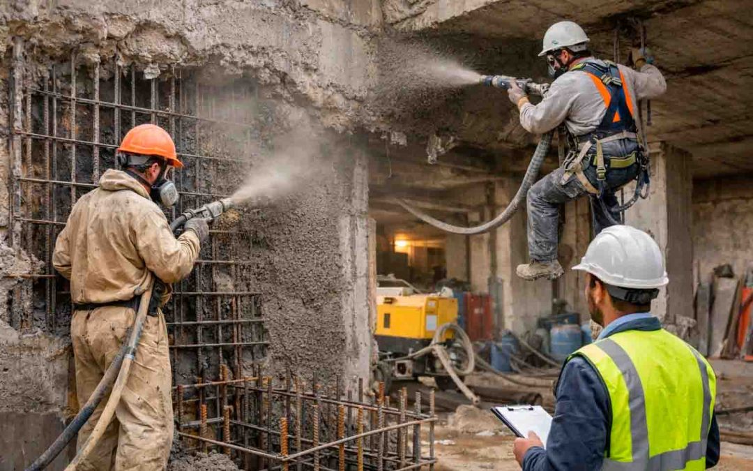 Нюансы торкретирования бетона и конструкций — что важно учесть